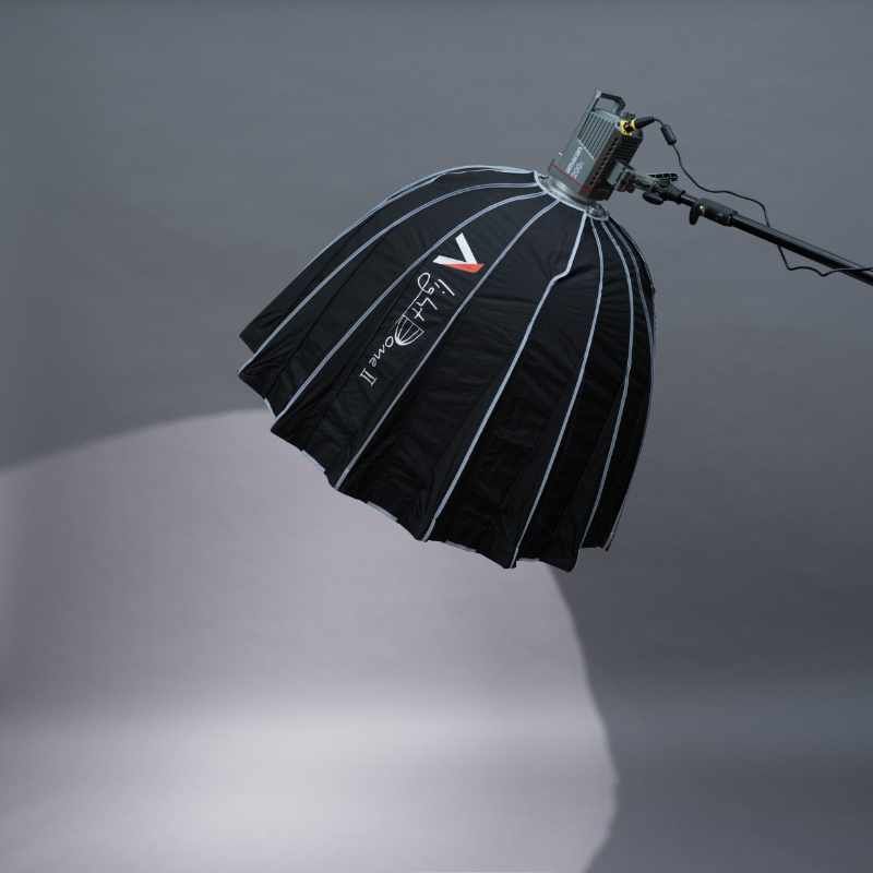 LED Videolicht mit Softbox