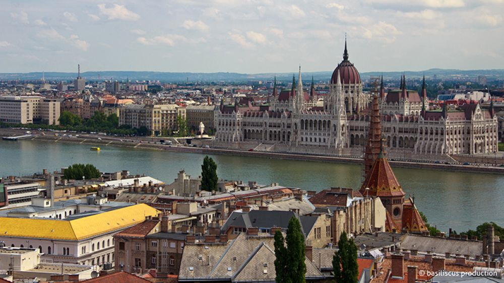 Stadtansicht Budapest Donau