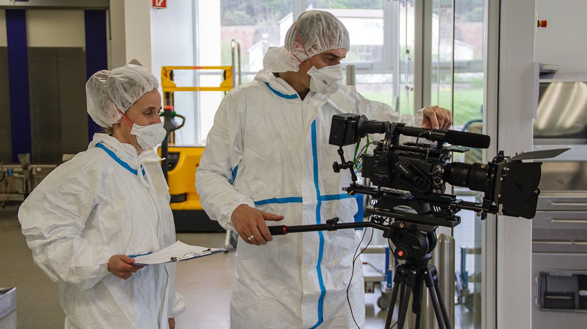 Dreharbeiten Imagefilm Gesundheitswesen
