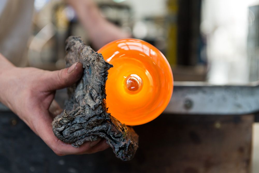 Glaskünstler Matteo Gonet