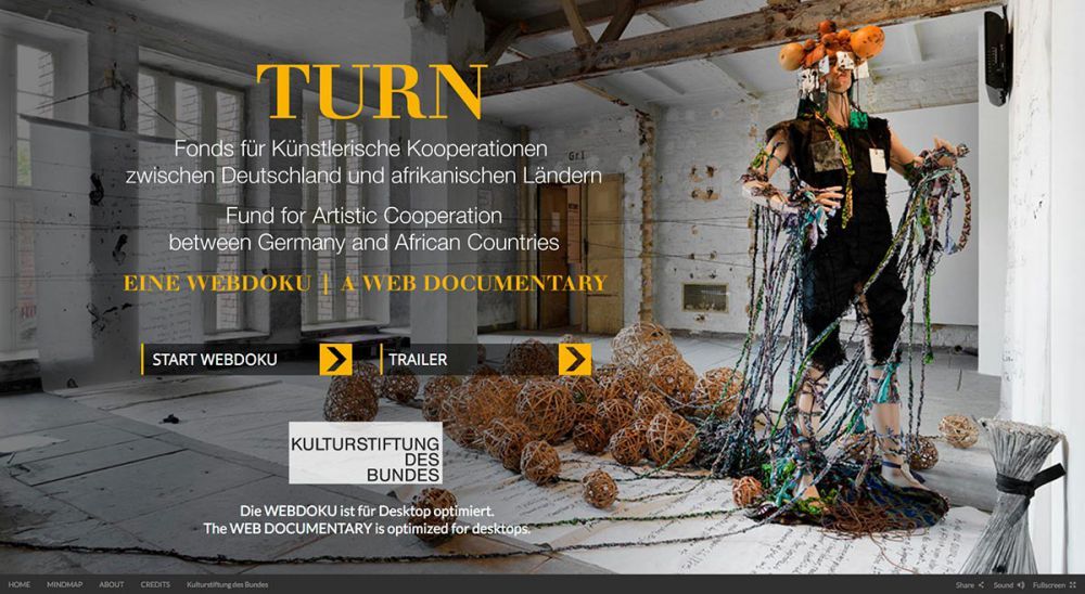Startseite der Webdoku »TURN«