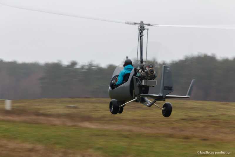 Dreharbeiten Polen Gyroplane