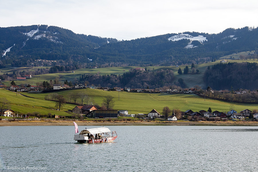 Käsefondue auf dem See