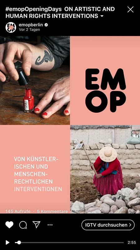 EMOP Social Media Webserie Filmproduktion Berlin