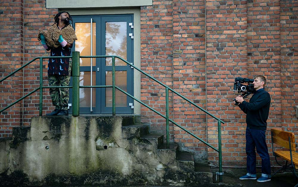 Dreharbeiten in bei den Ruhrfestspielen in Recklinghausen
