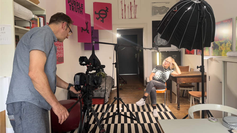Interview und Einleuchten