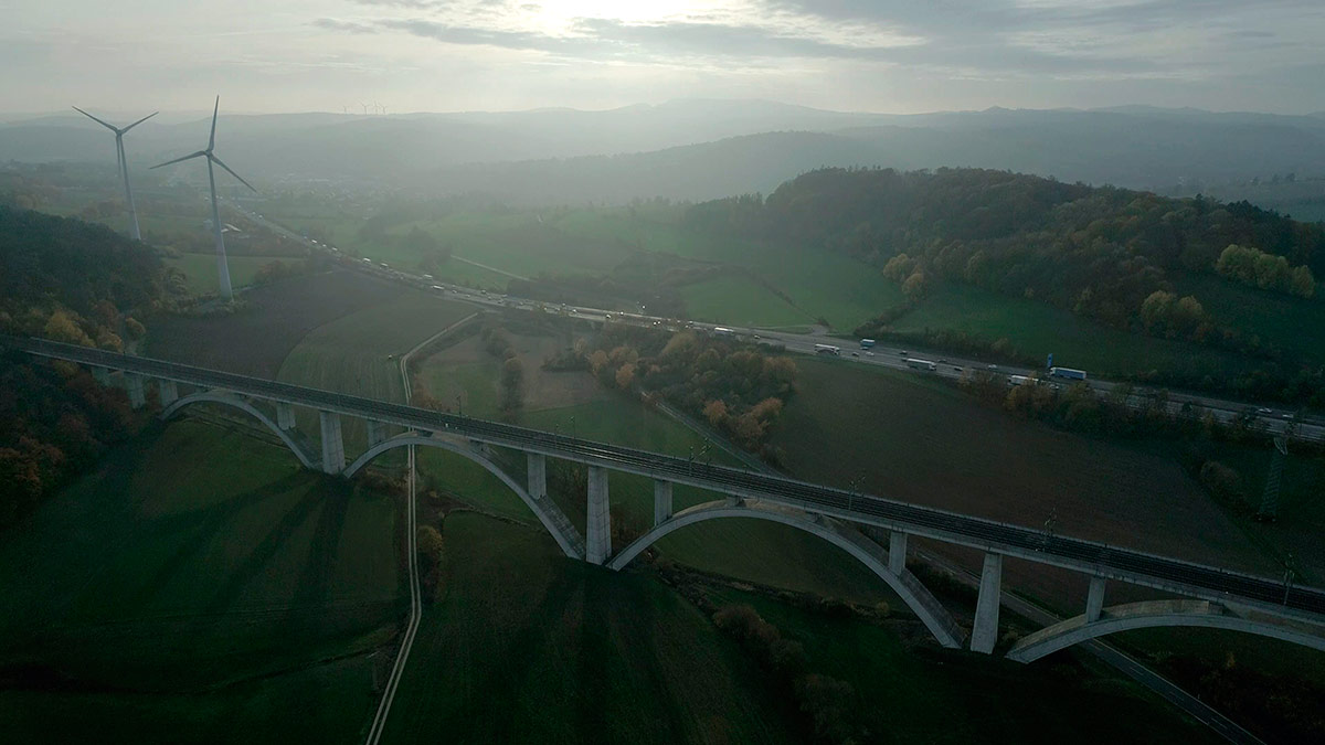 camera drone Bridge Bad Hersfeld