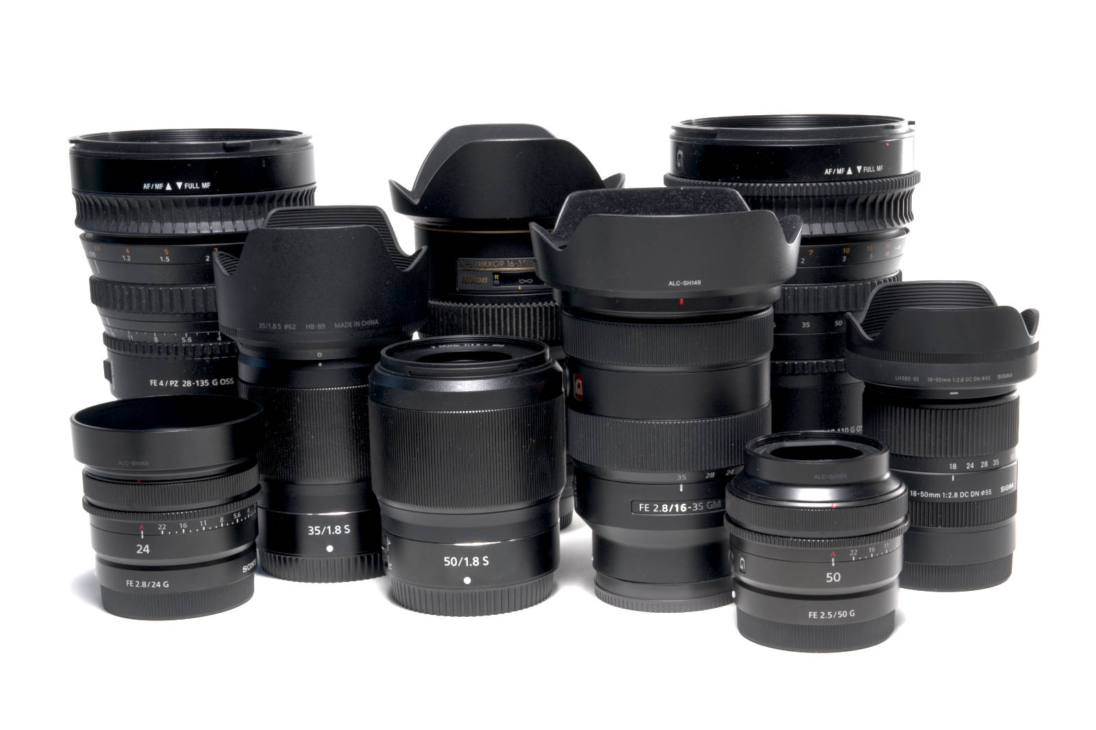 Nikkor Sony Sigma-Objektie in Berlin mieten