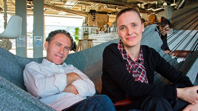 Werner Aisslinger mit unserer Autorin Stephanie Drescher