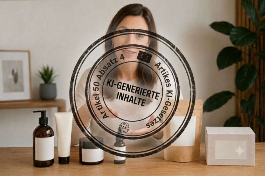 EU Icons zur Kennzeichnung von KI-generierten Inhalten