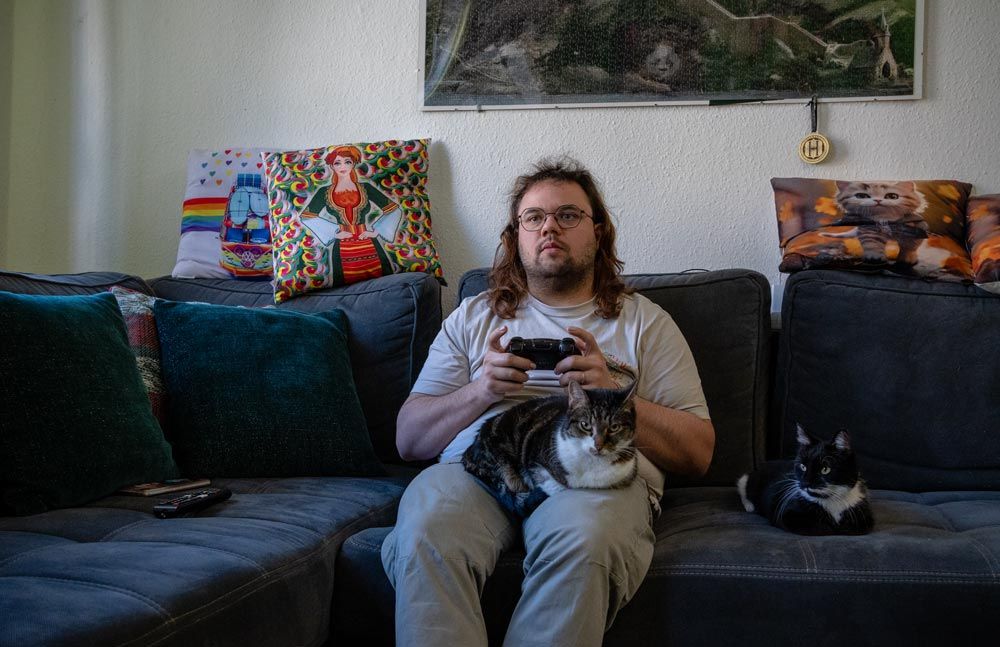 Nico Autism Playing computer games