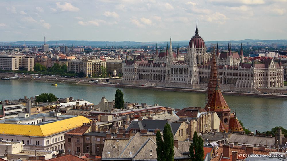 Stadtansicht Budapest Donau