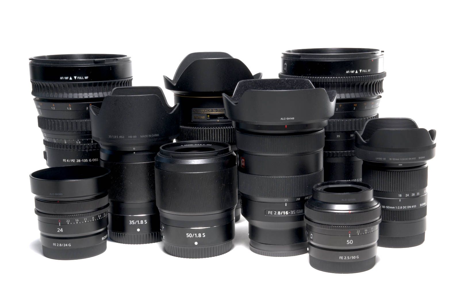 Nikkor Sony Sigma-Objektie in Berlin mieten