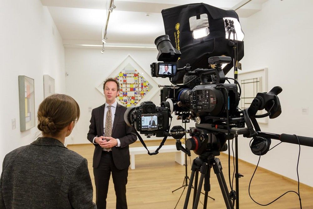 …im Rahmen der TV-Serie "Meisterwerke revisited" zur Kunst von Piet Mondrian