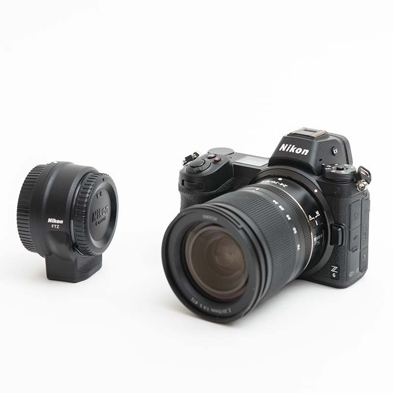 Nikon Z6 with FTZ-Adapter